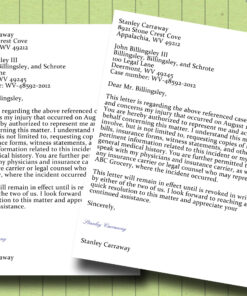 K2 Spice Spray on Attorney Letter