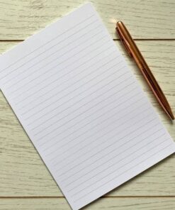 10 x Lined K2 Paper for Sale